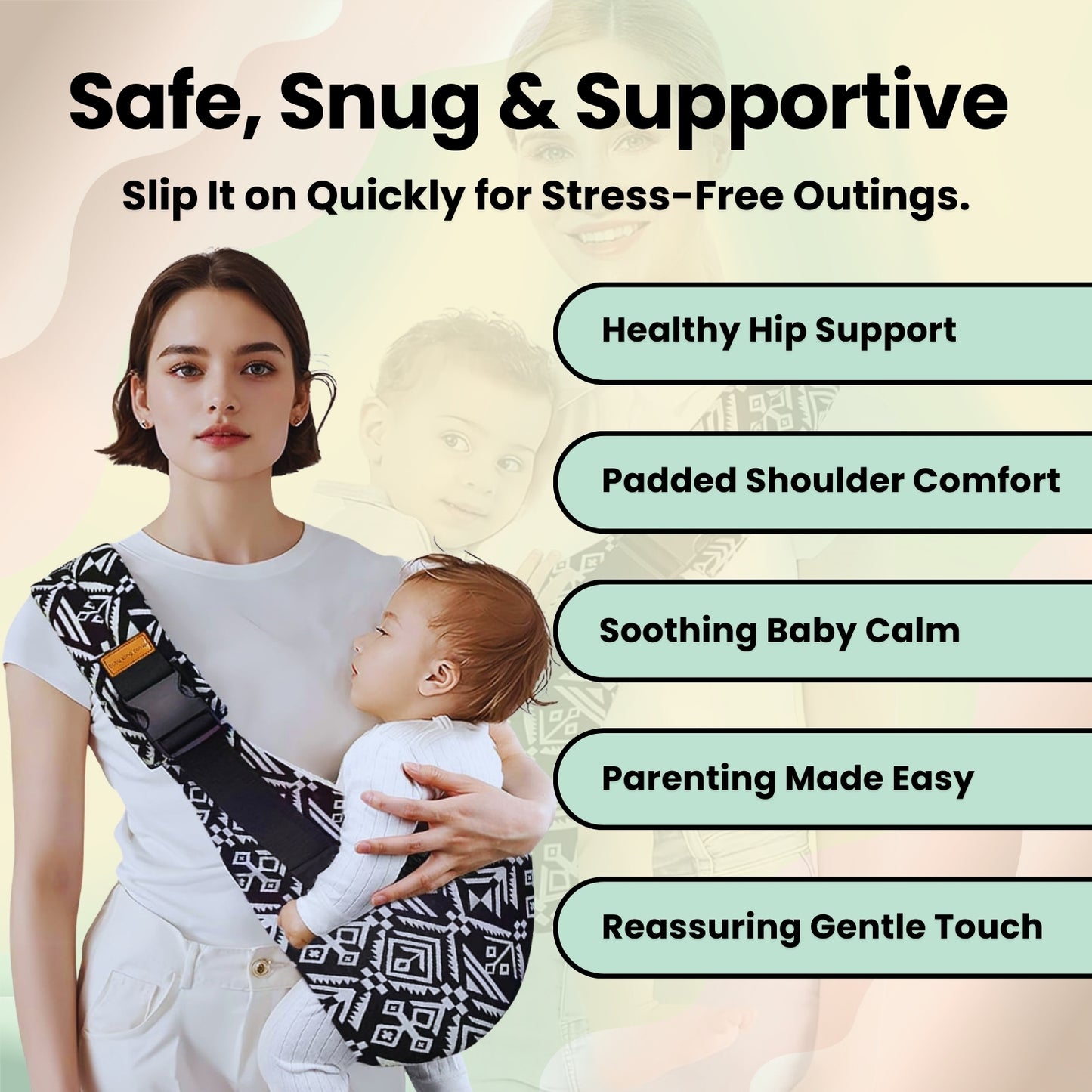 SideSnug™ | Compact Hip Sling Carrier