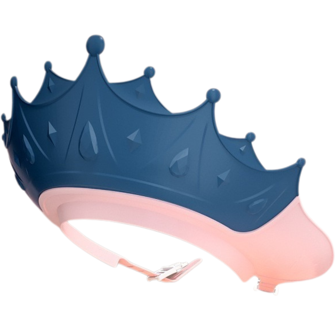 RoyalRinse™ | Crown Shower Cap for Toddlers
