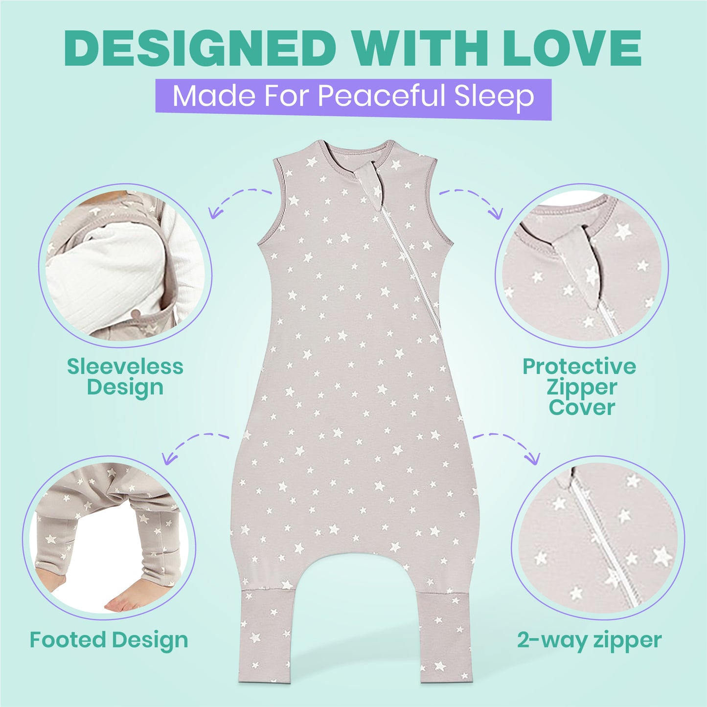 SnoozeSuit | Walkable Sleep Sack for Toddlers