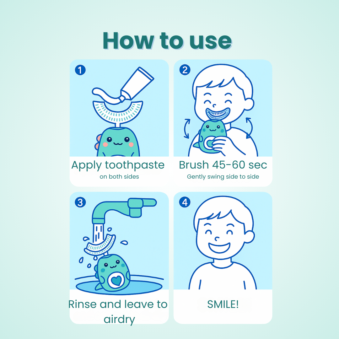 DinoBrush | U-shaped Electric Toothbrush
